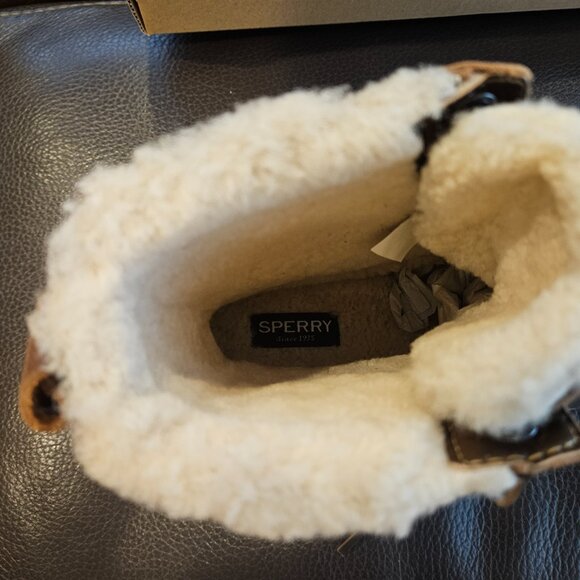 Sperry Decoy Shearling Boot NIB Brwn